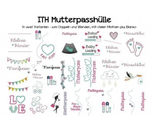 ITH Mutterpasshüllen - zwei Varianten mit Motiven